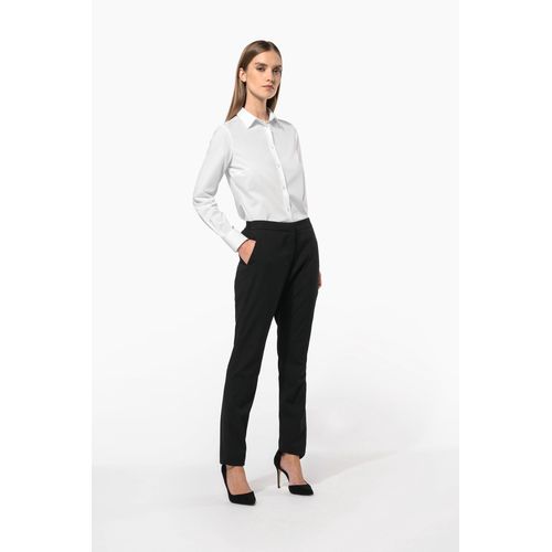 Chemise popeline polycoton sans poche entretien facile femme - 8