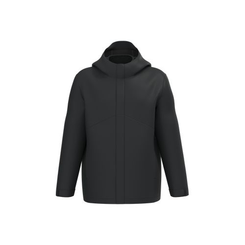 Parka 3-en-1 imperméable à capuche bicolore unisexe - 23