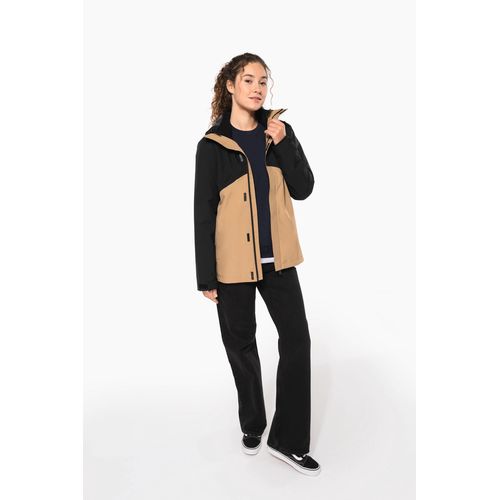 Parka 3-en-1 imperméable à capuche bicolore unisexe - 20