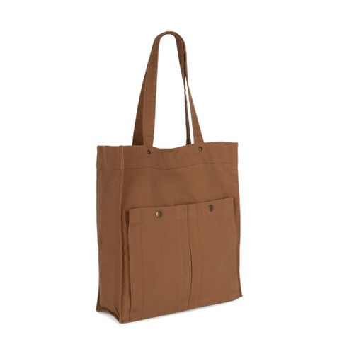 Sac à main à double poche frontale