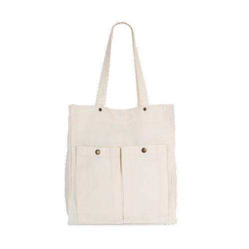 Sac à main à double poche frontale
