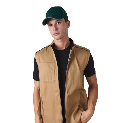 Casquette 5 panneaux en polyester - 1