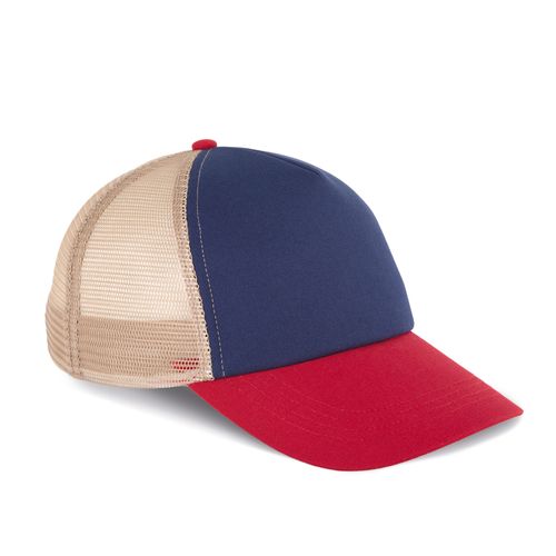 Casquette trucker 5 panneaux en coton canvas - K-up Gold Label - 4