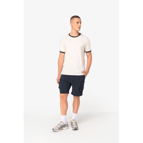T-shirt ringer écoresponsable à bords contrastés effet délavé homme - 2