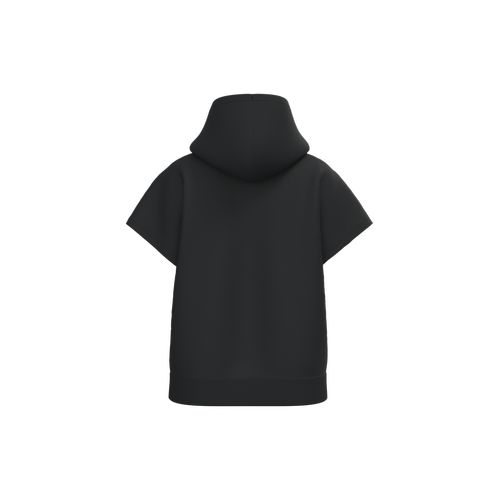 Sweat-shirt écoresponsable à capuche oversize sans manches French Terry femme
