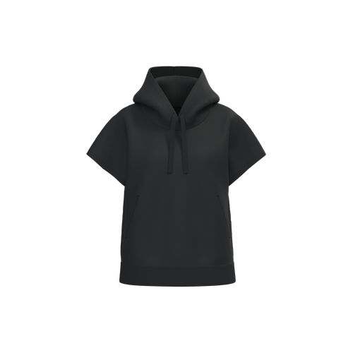 Sweat-shirt écoresponsable à capuche oversize sans manches French Terry femme