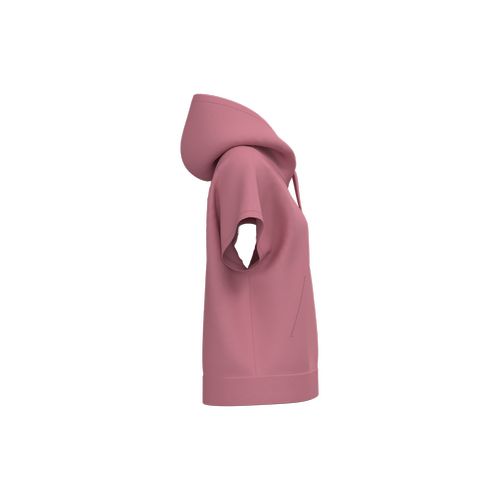 Sweat-shirt écoresponsable à capuche oversize sans manches French Terry femme - 11