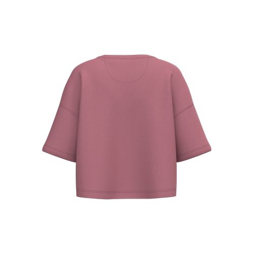 Sweat-shirt crop à manches courtes col rond femme - 11