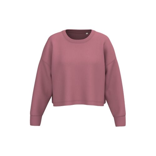 Sweat-shirt crop col rond femme - 10