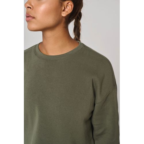 Sweat-shirt crop col rond femme - 6