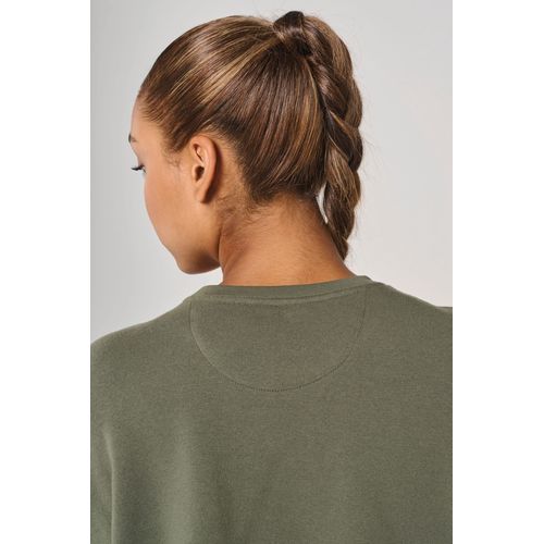 Sweat-shirt crop col rond femme - 8