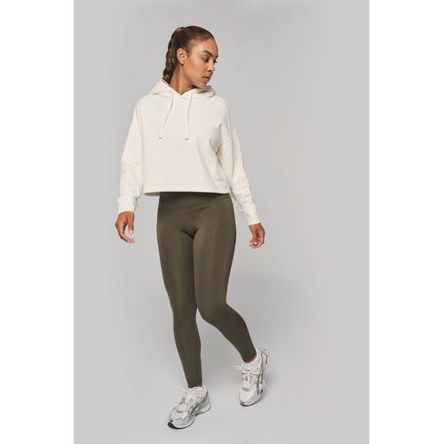 Sweat-shirt crop à capuche femme - 3