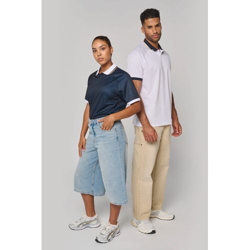 Maillot lifestyle à col polo unisexe - 8