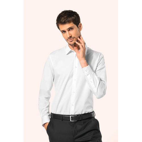 Chemise popeline en coton Supima® homme - 6