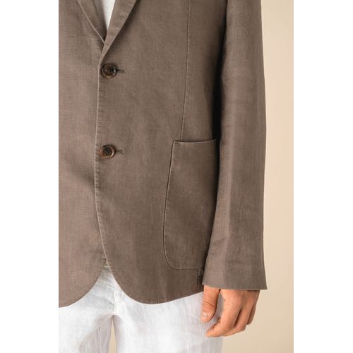 Blazer délavé en lin homme - 8
