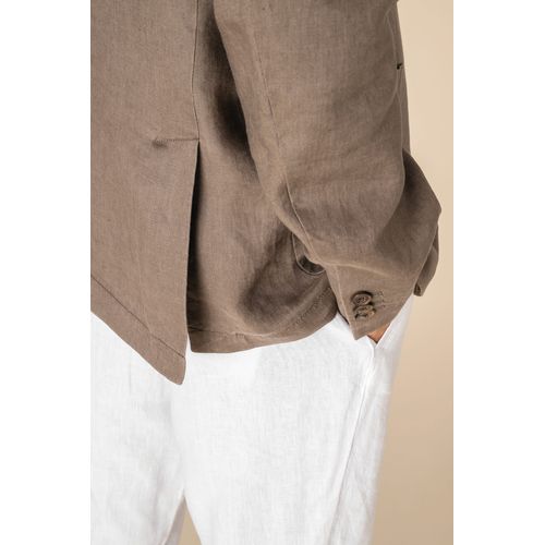 Blazer délavé en lin homme - 7