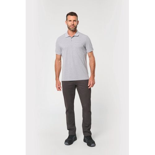 Polo unisexe écoresponsable avec poche poitrine - 7