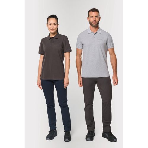 Polo unisexe écoresponsable avec poche poitrine - 1