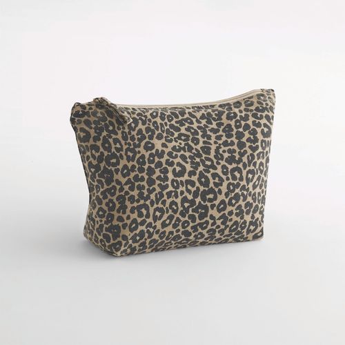 Pochette en toile imprimé léopard - 1
