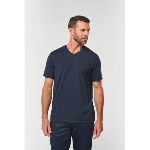 T-shirt écoresponsable col V antibactérien homme - 1
