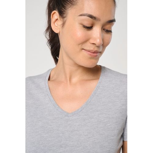 T-shirt écoresponsable col V antibactérien femme - 10