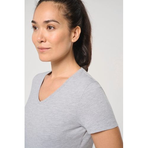 T-shirt écoresponsable col V antibactérien femme - 11