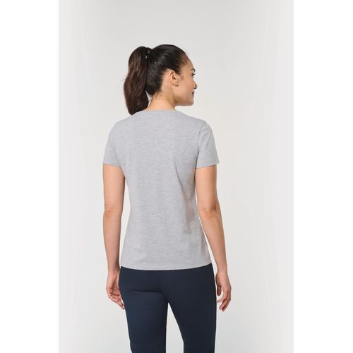 T-shirt écoresponsable col V antibactérien femme - 2