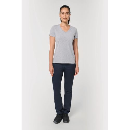 T-shirt écoresponsable col V antibactérien femme - 4