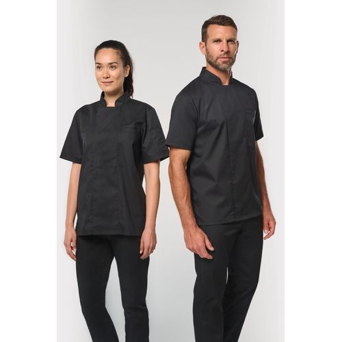 Veste de cuisine écoresponsable manches courtes unisexe - 12