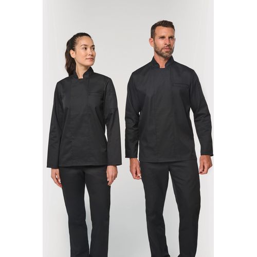 Veste de cuisine écoresponsable manches longues unisexe