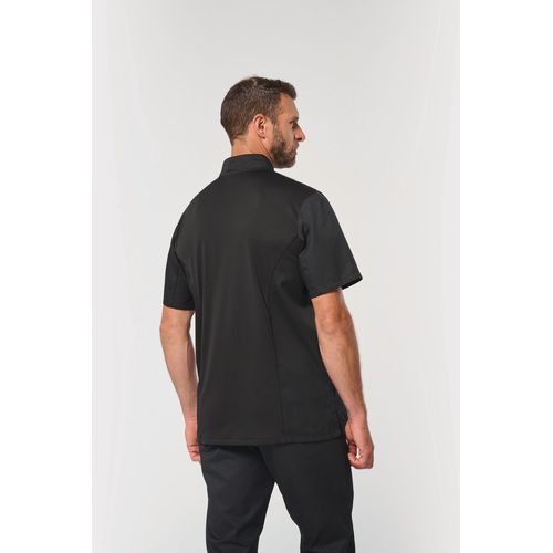 Veste de cuisine écoresponsable et respirante manches courtes unisexe - 3