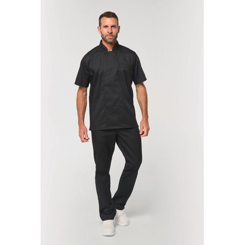 Veste de cuisine écoresponsable et respirante manches courtes unisexe - 5