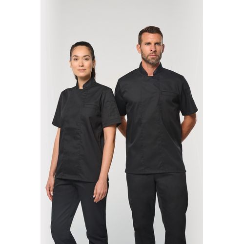 Veste de cuisine écoresponsable et respirante manches courtes unisexe - 12