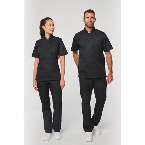 Veste de cuisine écoresponsable et respirante manches courtes unisexe - 13