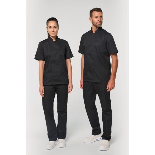 Veste de cuisine écoresponsable et respirante manches courtes unisexe - 14