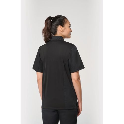 Veste de cuisine écoresponsable et respirante manches courtes unisexe - 8