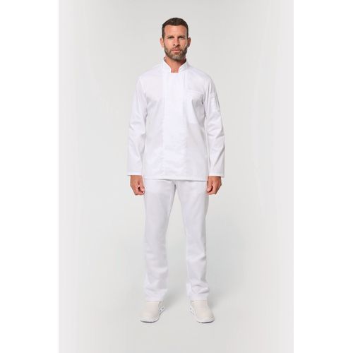 Veste de cuisine écoresponsable et respirante manches longues unisexe - 3