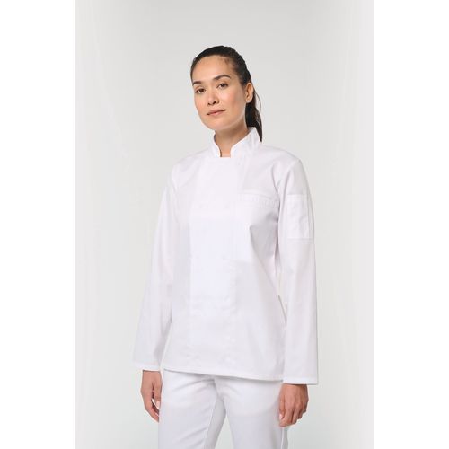 Veste de cuisine écoresponsable et respirante manches longues unisexe - 9