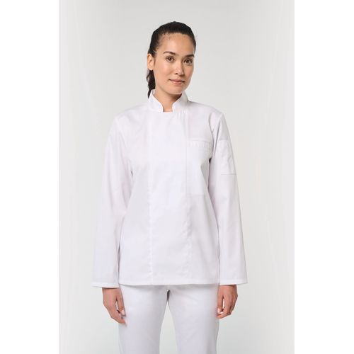 Veste de cuisine écoresponsable et respirante manches longues unisexe - 7