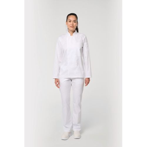 Veste de cuisine écoresponsable et respirante manches longues unisexe - 10