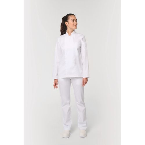 Veste de cuisine écoresponsable et respirante manches longues unisexe - 11