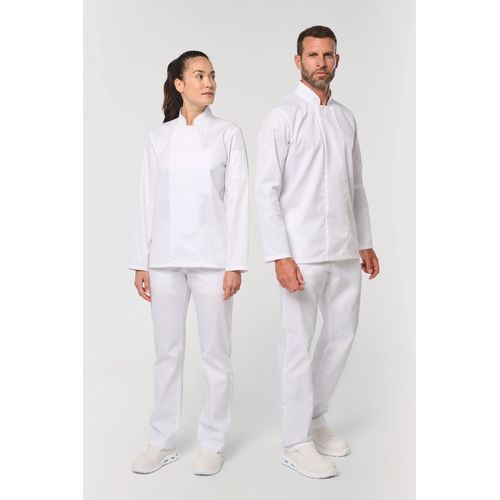 Veste de cuisine écoresponsable et respirante manches longues unisexe - 14