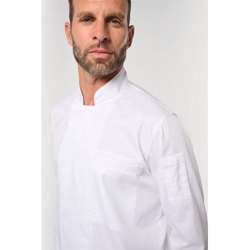 Veste de cuisine écoresponsable et respirante manches longues unisexe - 15