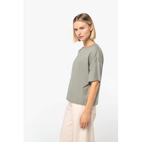 T-shirt écoresponsable boxy à épaules tombantes femme thumbnail 5