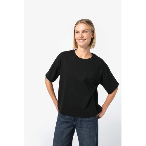 T-shirt écoresponsable boxy à épaules tombantes femme thumbnail 4