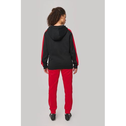 Sweat-shirt à capuche teamwear bicolore unisexe thumbnail 5