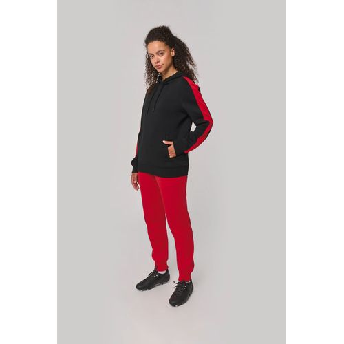 Sweat-shirt à capuche teamwear bicolore unisexe thumbnail 4