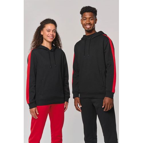 Sweat-shirt à capuche teamwear bicolore unisexe thumbnail 17