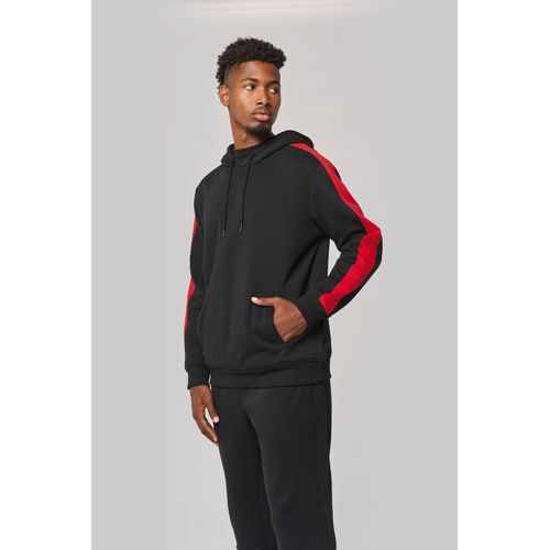 Sweat-shirt à capuche teamwear bicolore unisexe thumbnail 16