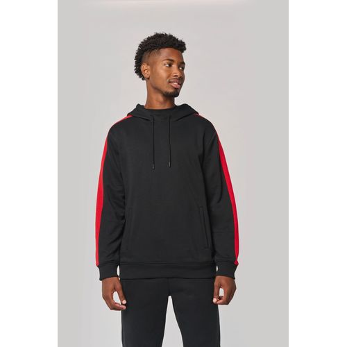 Sweat-shirt à capuche teamwear bicolore unisexe thumbnail 14